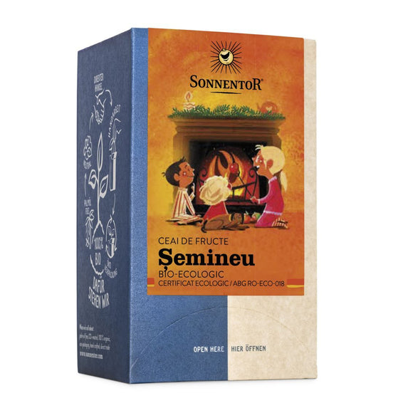 Ceai de Fructe Semineu BIO (Măceșe, Măr, Hibiscus, Portocală, Vanilie, Scorțișoară)