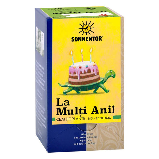 La Multi Ani! BIO- 18 plicuri ( Frunze de mur, Tei, Soc, Lămâiță, Izmă bună, Salvie, Floarea-soarelui, Albăstrele)