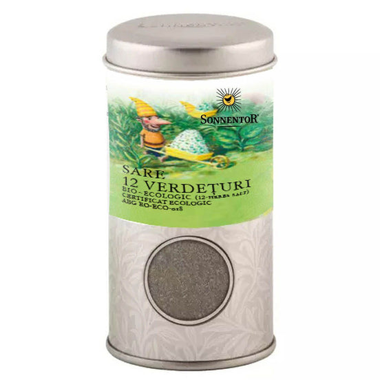 Sare 12 Verdețuri - Solniță 75 g BIO