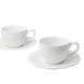 Set 2 cești espresso cu farfurii ALICE – 110 ml