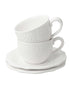 Set 2 cești espresso cu farfurii ALICE – 110 ml