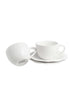 Set 2 cești cu farfurii ALICE – 210 ml
