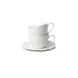 Set 2 cești cu farfurii ALICE – 210 ml