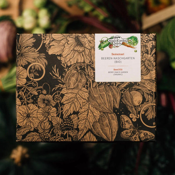 Berry Snack Garden (fructe de pădure organice) - Cutie cadou cu set de semințe