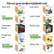 Mărturie Ecocube: Amprentă - Personalizabil (min 30 buc)