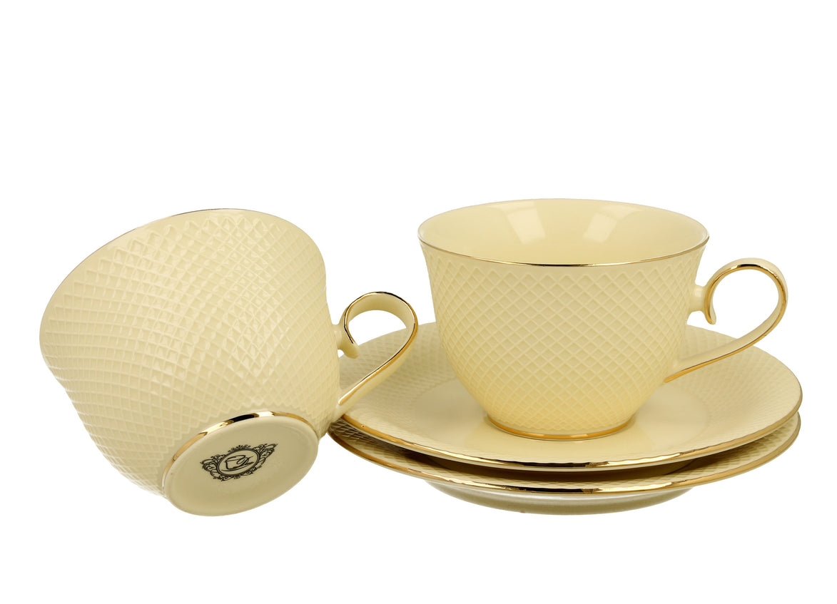 Set de două cești și farfurii VESPER