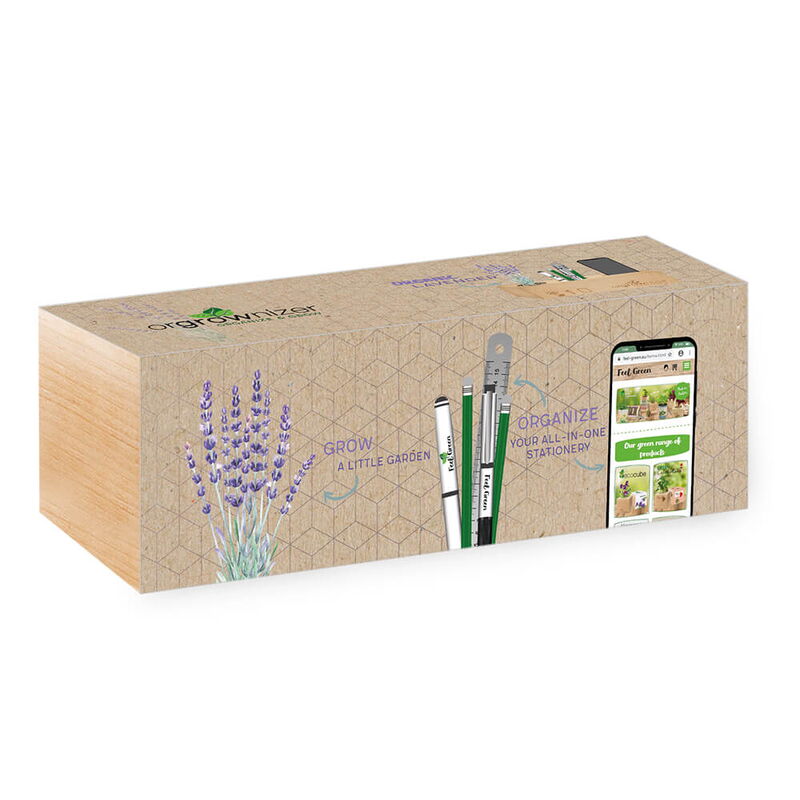 Orgrownizer, Lavandă Organică – Organizator de birou cu kit de cultivare