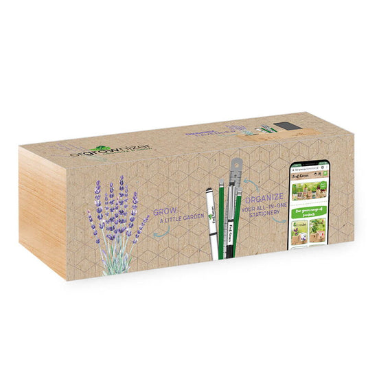 Orgrownizer, Lavandă Organică – Organizator de birou cu kit de cultivare
