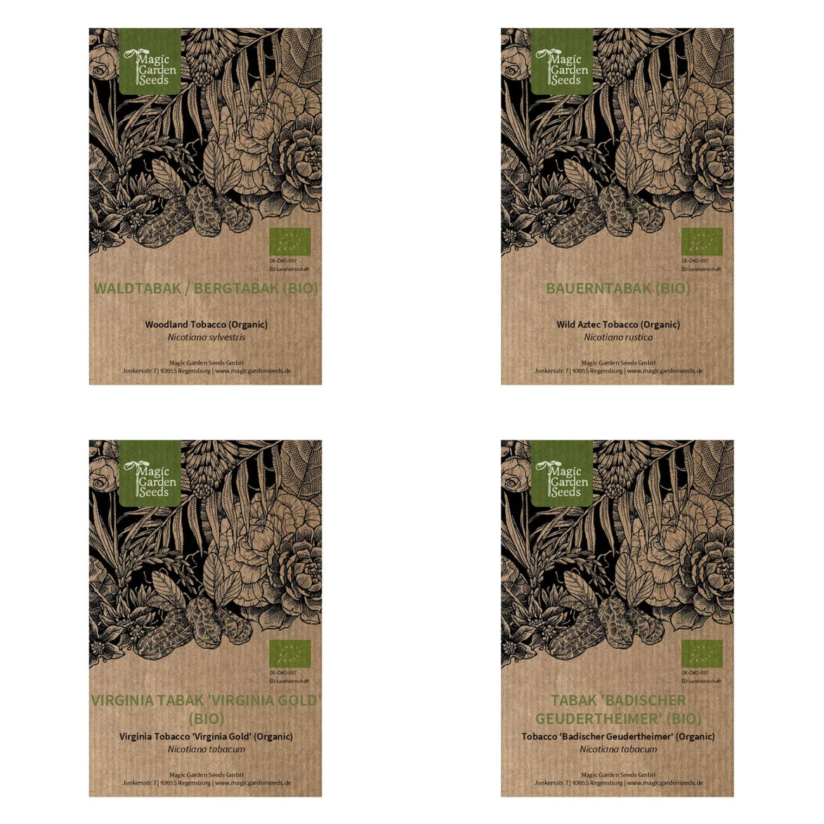 Semințe Rare de Tutun (Organic) - Cutie Cadou Kit de Semințe