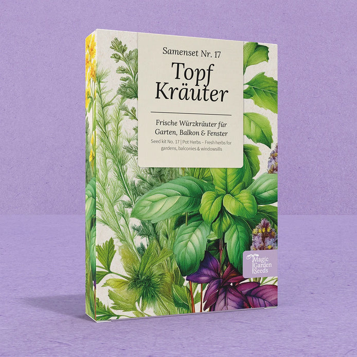 Plante Aromatice: o mini grădină de ierburi pentru balcon și bucătărie – Kit de semințe